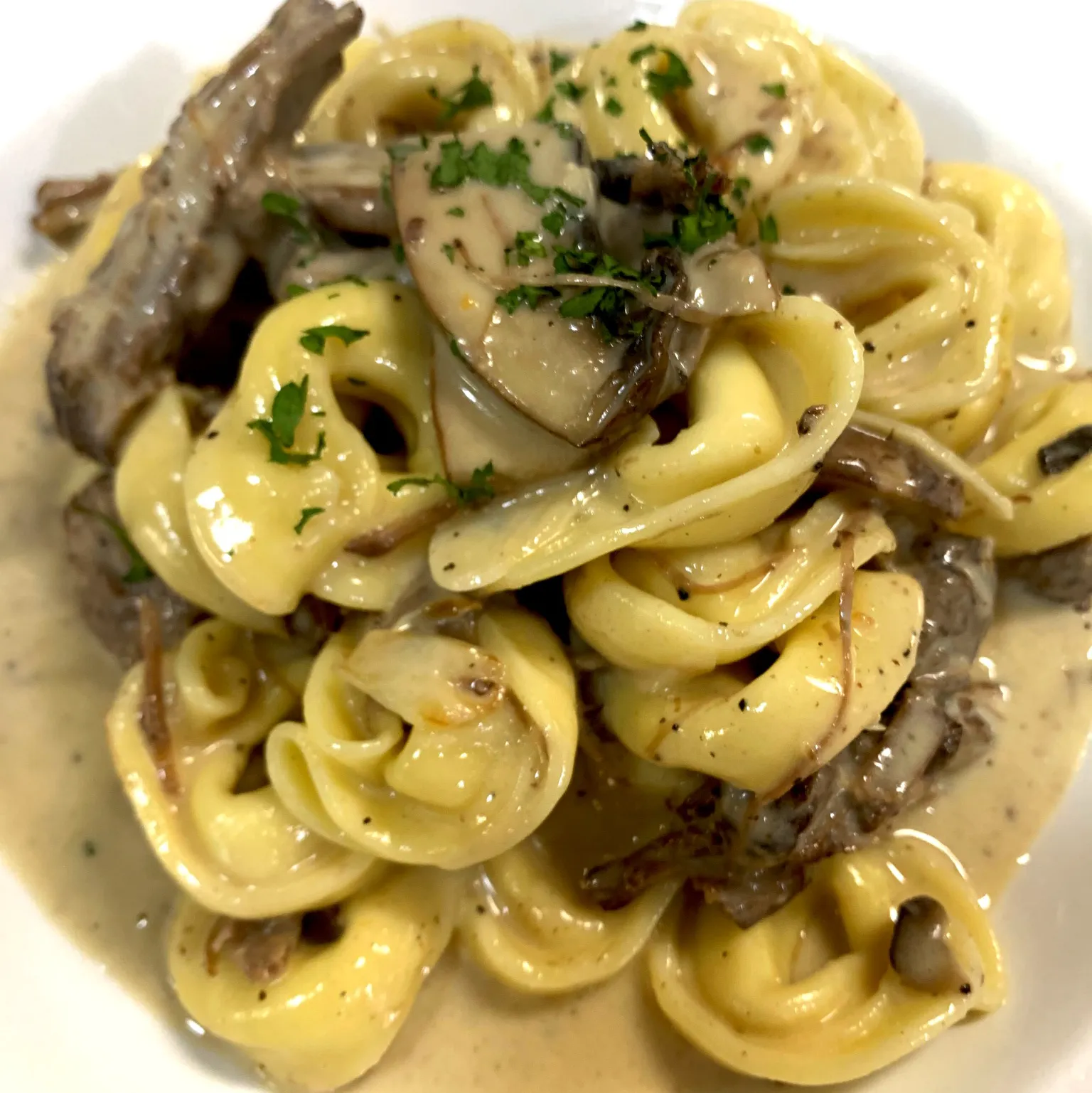 Tortellini con Brasato