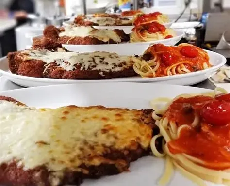 Chicken parmigiana at Ciao Italia Orlando